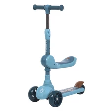 Детский самокат 3 в 1 iTrike JR3-174-BL голубой беговел